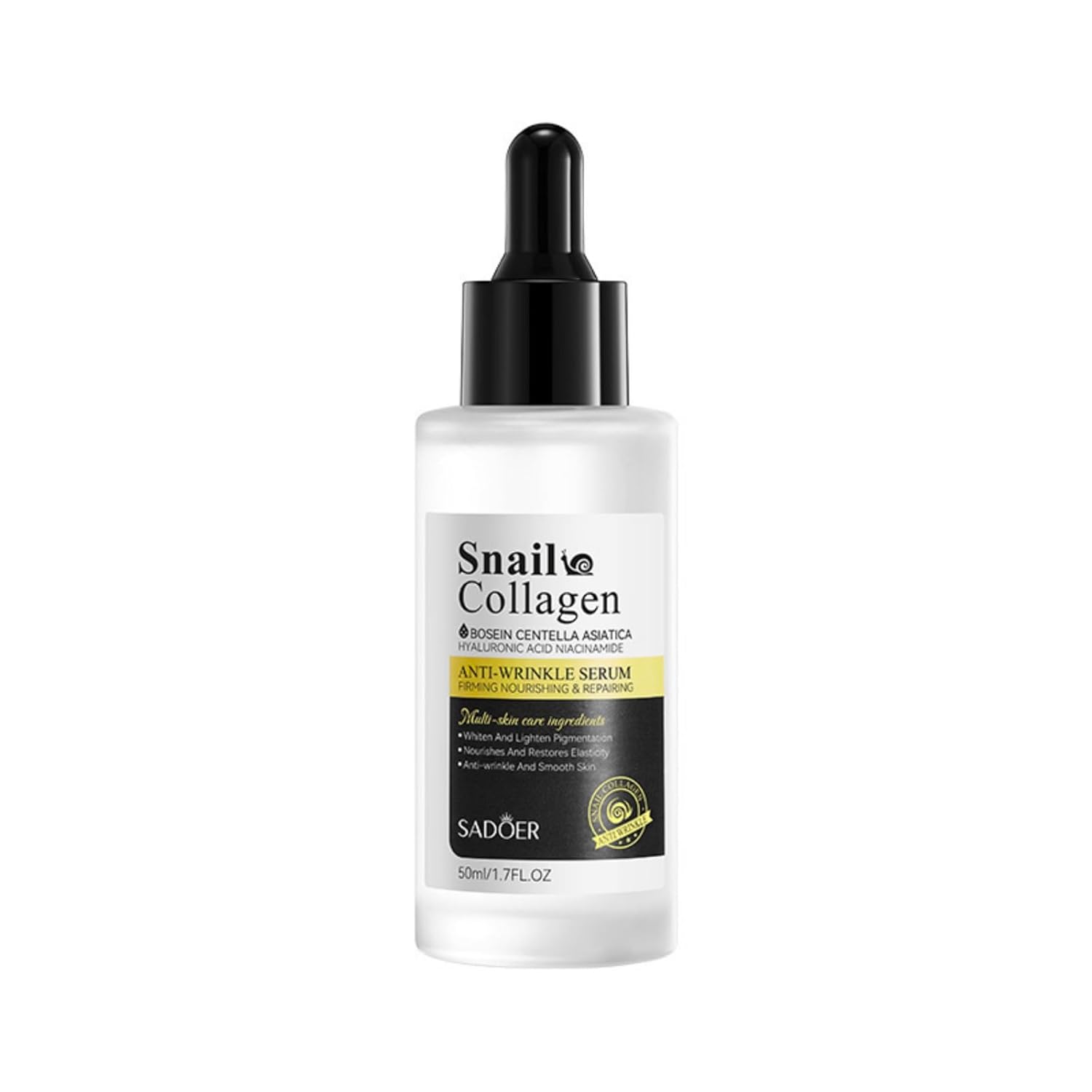 For Sadoer Collagen Centella Asiatica HA Facial Serums,Moisturizing Facial Serum,Face Serum,Facial Care,Soothing Skin,Brightens Skin Tone 50ml 1.7 FL OZ - Image 2