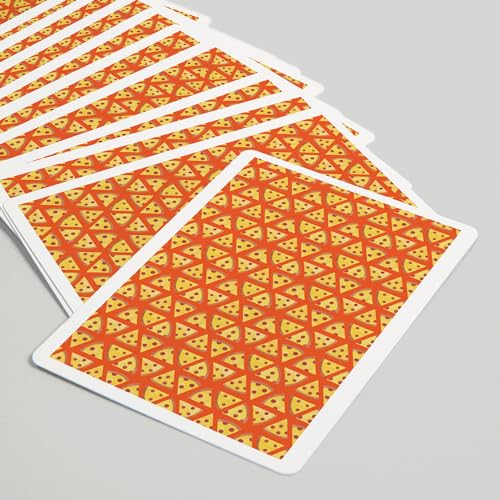 Baraja de Poker Lantern Press, 52 cartas, diseño Pizza miniatura 5