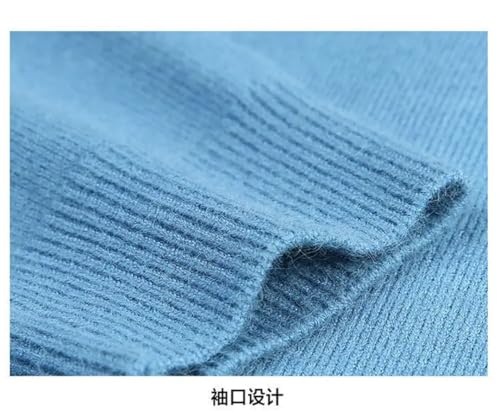 Men's V-Neck Knitted Pullover Bottoming Slim Fit Sweater Long-Sleeved Sweater3