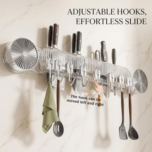 Rangement mural de cuisine pour cuillères et outils de préparation - 3