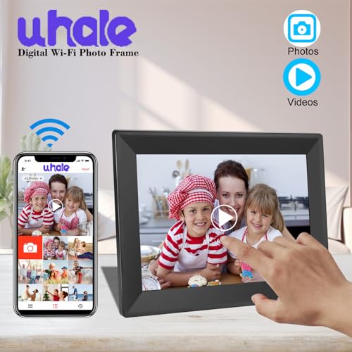 Uhale-Digital-Picture-Frames-101Inch-WiFi-Smart-Picture-Frames-1280-800-HD-IPS-Touch-Screen-Photo-Frame-Use-UhaleAPP-Instant-Sharing-of-PhotosVideos-to-Digital-Photo-Frame-Best-Gift Uhale Digital Picture Frames 101Inch WiFi Smart Picture Frames 1280 800 HD IPS Touch Screen Photo Frame Use UhaleAPP Instant Sharing of PhotosVideos to Digital Photo Frame Best Gift