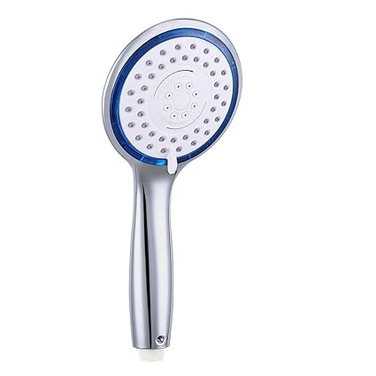 DEERFEI Handheld Shower Head, 5-Setting ,1.8 GPM High Pressure for the Ultimate Shower Spa Experience! No Hassle Tool-less 1-Min Installation ,Chrome?Only Shower Head1/4 degree