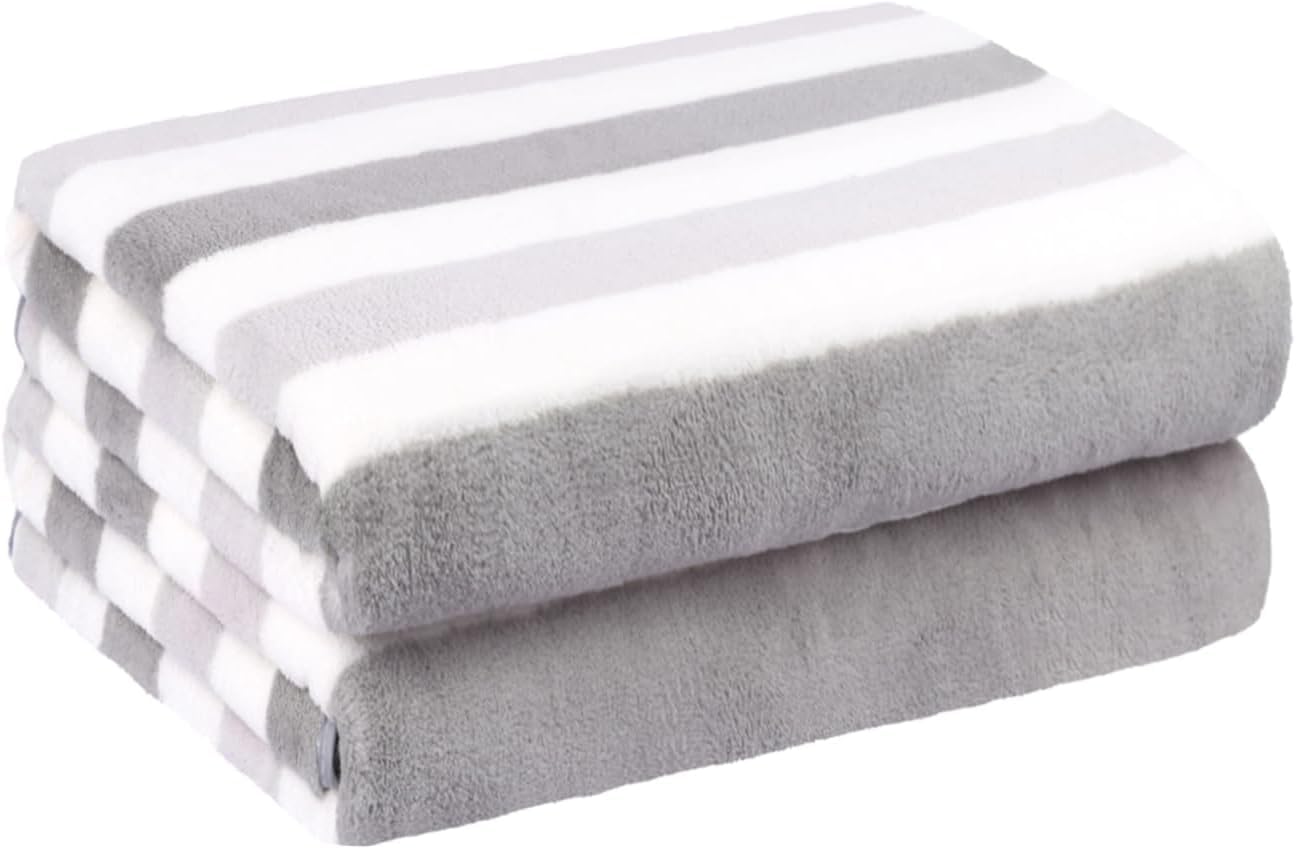 JML Microfiber Bath Towels, 4 Pack 30" x 60", Oversized, Soft, Super Absorbent and Fast Drying, Multipurpose Bathroom Towel Set for Sport, Fitness, Yoga