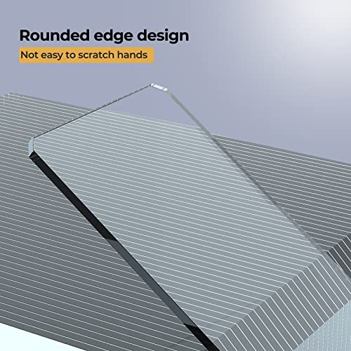 Vabiooth Rounded Edge Microscope Slides Kit, 50 Pcs Pre-Cleaned Blank Microscope Slides And 100 Pcs 22X22Mm Square Coverslips Cover Glass For Monocular Binocular Trinocular Microscopes #TOP2