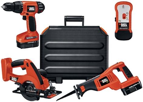 Black & Decker BDC418K2 18-Volt Ni-Cad Cordless 4-Tool Combo Kit