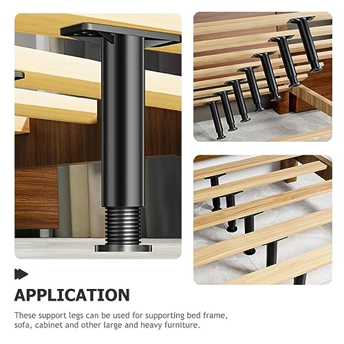 Soporte central ajustable para cama de 4 piezas que previene el hundimiento 5
