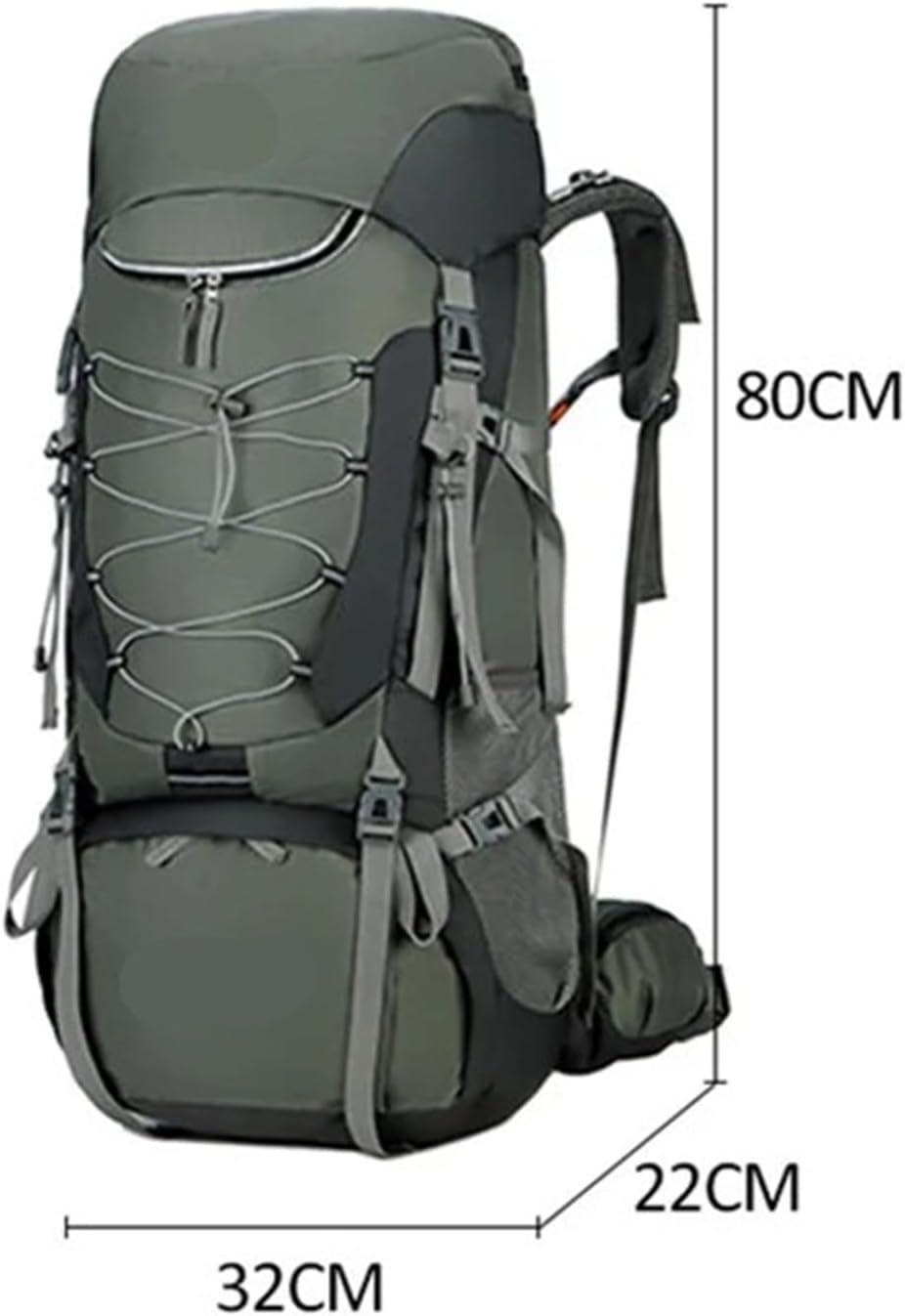 75L Camping Backpack With Rain Cover – Outdoor Rucksack For Trekking & Mountaineering