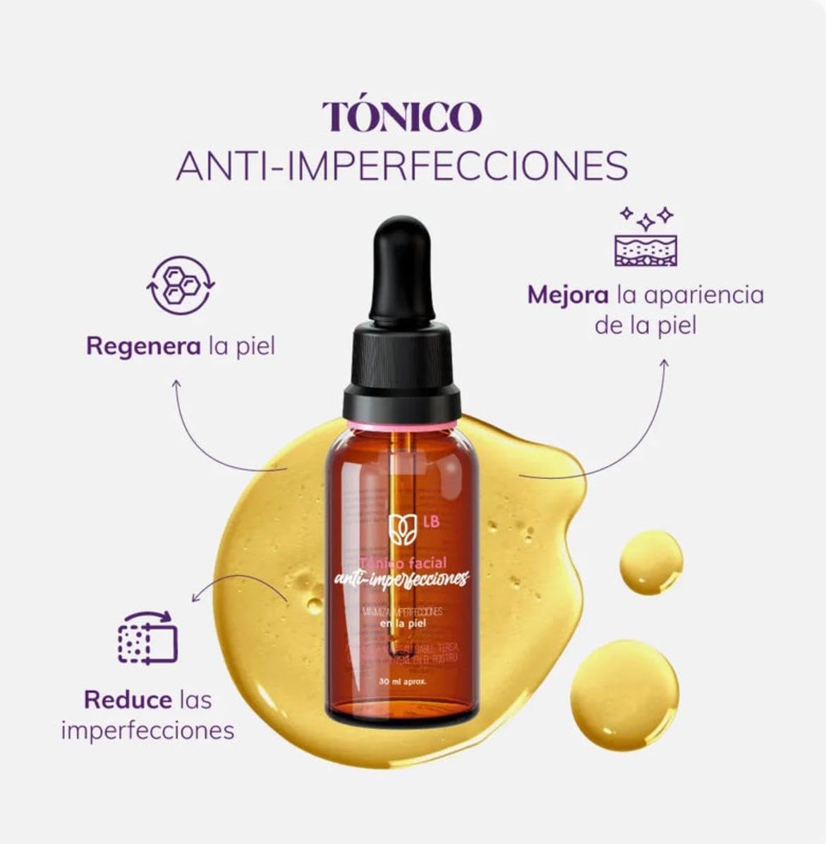 LB Tonico Facial Advanced Formula, Developed with Certified Raw Materials, Designed to Safely Care for and Protect The Appearance of Your Skin, Approved by International Standards (2-Pack)