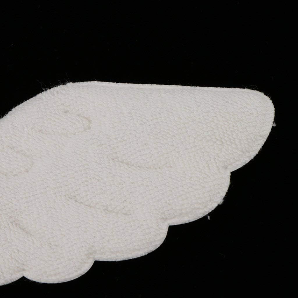 50pcs Lovely Angel's Wing Craft Baby Girl Shower Applique Fabric Trim Decorations