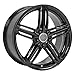OE Wheels AU12 18 Inch Rims and Tires Fit RS6 Style 5x112 18x8 Gloss Black - Hollander 58840 - iMove Gen 2 AS 245/40-18 (Set of 4)