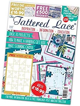 Tattered Lace Magazine Issue 41 with 33 Projects and Free Tattered Lace Mini Jigsaw Cutting Die