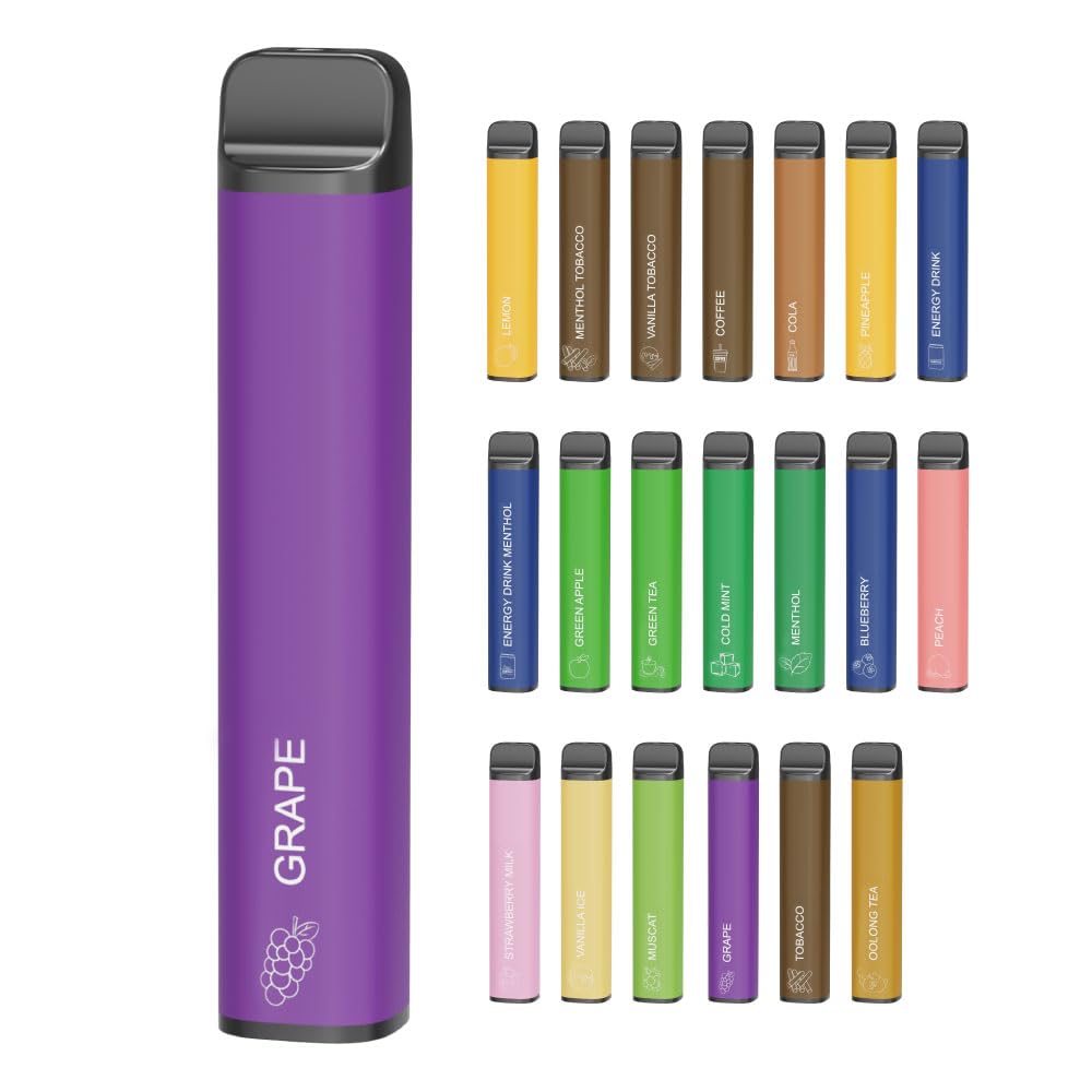 グラデーションvape ニコチンタールフリー かいり様1番 と2番 Amazon | 電子タバコ 使い捨て VAPE 2500回吸引可能 D27 デジモク