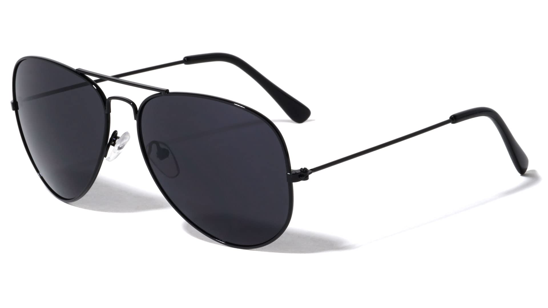 Black Gold Pilot Aviator Sunglasses
