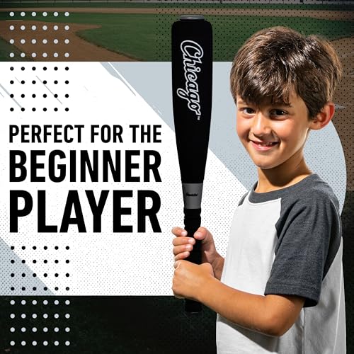 Image of MLB Chicago White Sox Team Jumbo Foam Bat and Ball Set, 21-inch, Black