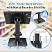 AboveTEK Anti-Theft iPad Kiosk Stand – POS iPad Security Stand & Locking Tablet Stand – Heavy Duty Base, 360° Swivel, 75° Tilt Bracket – Perfect for Retail Business (Black)