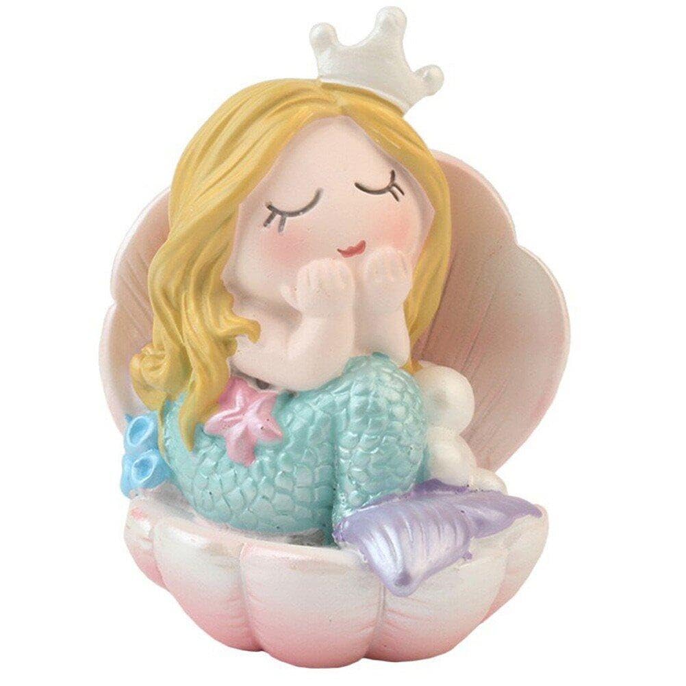 Wudaizhi Girls As Shown Mermaid Princess Mermaid Figures Cupcake Toppers Party Supplies Cake Decorations Cupcake Figurines For Women Birthday Baby Shower