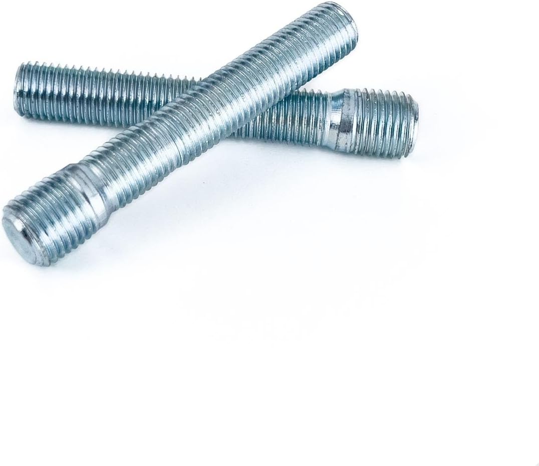 Customadeonly 20pc Silver Stud Conversion Kit Thread Pitch: 14x1.5, Total Length 80mm, Shank Length 63mm, Carbon Steel, Compatible for Porsche VW Audi with 14x1.5 Only