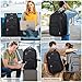 Travel Laptop Backpack, 17 Inch Extra Large Laptop Backpack with USB Charging Hole 45L Anti Theft Travel Backpack Water Resistant College Business Computer Bag Fit 17.3 Inch Laptop for Men Women Black