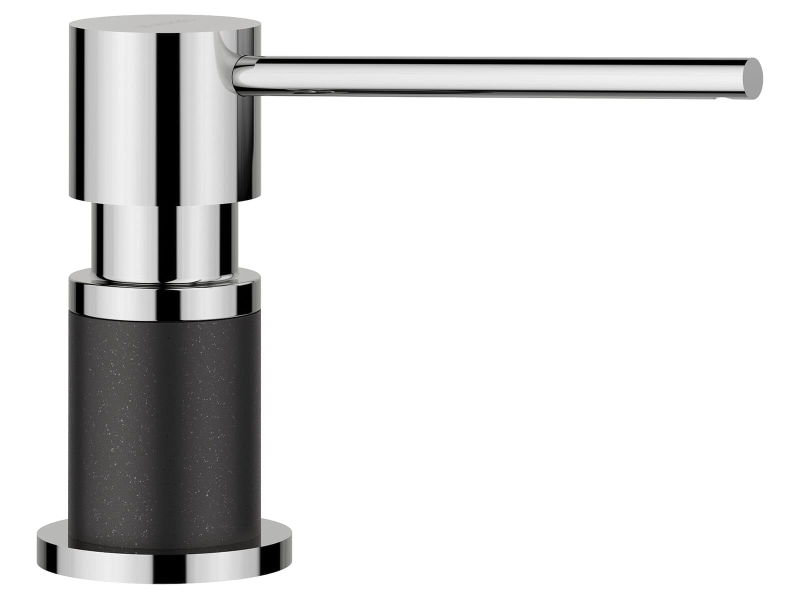 BLANCO Dishwashing Liquid Dispenser Lato-anthracite/chrome-525810, Stainless Steel, Anthracite/Chrome, 314 mm