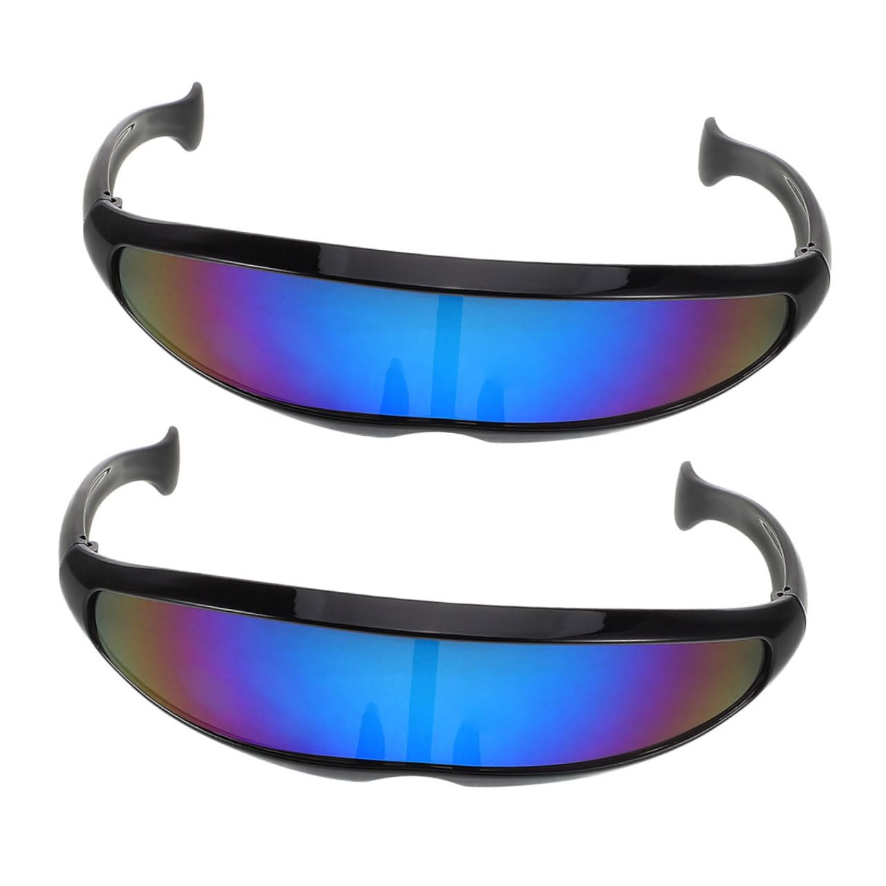 SOLUSTRE 2pcs Women's Biking Sunglasses Lightweight Fish Shape Running Glasses Uv Protection Outdoor Sports and Cycling Accessories