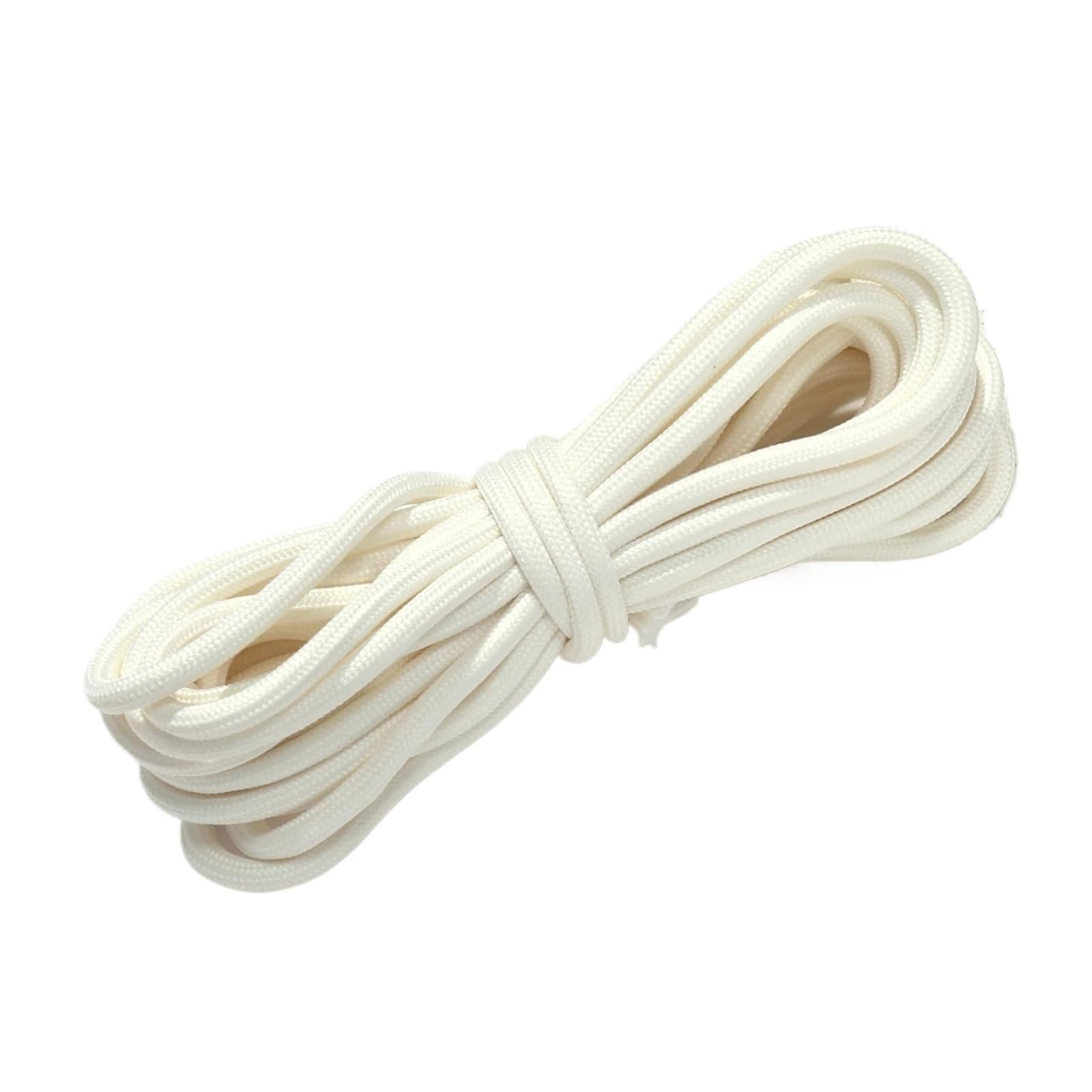 Cotton Macrame Cord 5Meters 4mm Solid Color Core Spun Cotton Braided Rope for DIY Tapestry Phone Bag Pendant Pet Leash Handcraft Dec Accessories(Color 16)