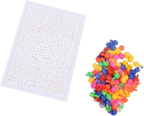 Miniatura 4 de Rompecabezas de uñas de hongo, 186 piezas, rompecabezas de tablero de clavijas, rompecabezas para niños, tablero de clavijas, uñas de hongo, tablero