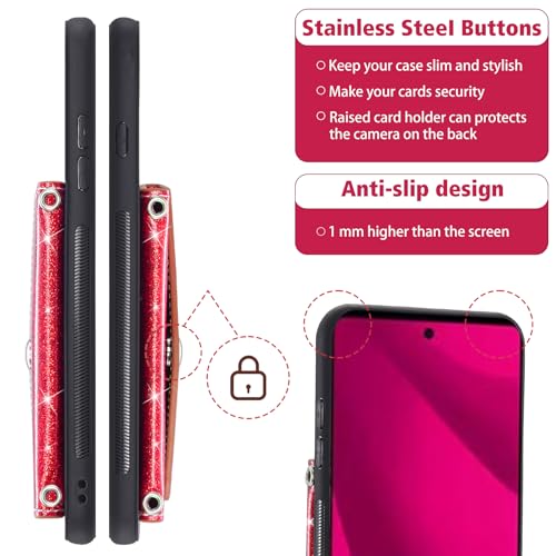 Coque Revvl 7 Pro GLTSJB US style urbain rouge chic