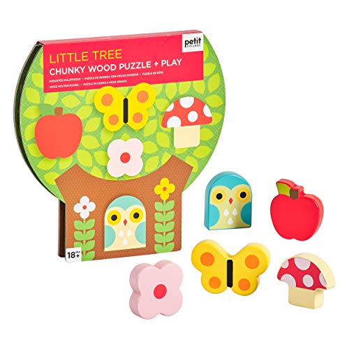 Image of Little Tree Chunky Wood Puzzle + Play