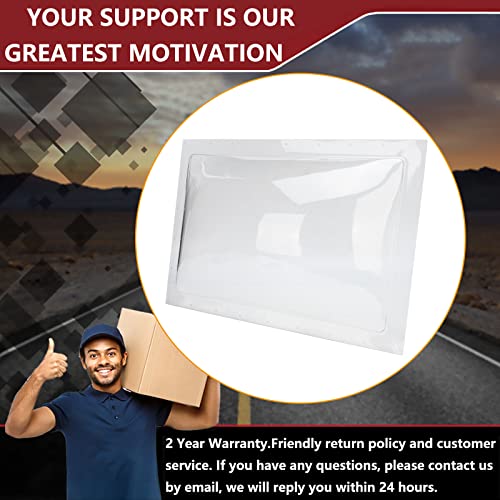 Geataat Rv Skylight Outer Dome,18"X26" Od Universal Skylight Fits All Standard 14" X 22" Skylight Openings Replacement Travel Trailer Rv Camper Truck Replace# Sl1422C (Clear) #TOP5