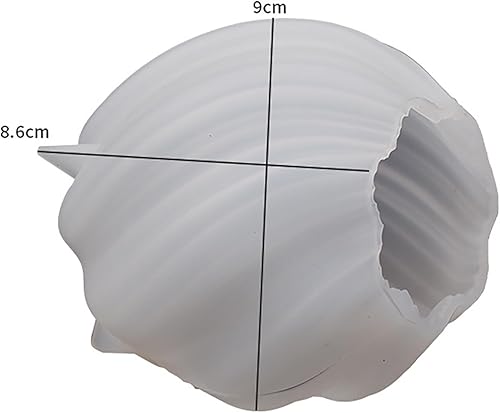 Miniatura 7 de Molde de vela ondulada, molde de vela en espiral, molde de vela cilíndrica, molde de resina, molde de arcilla, molde de fundición de resina para