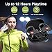 True Workout Wireless Earbuds 12 Hours Battery on Single Charge, Bluetooth 5.0 Stereo Sound Sport Headphones with Volume Control/HD Mic,HiFi Stereo in-Ear Earphones with Snazzy Zipped Charging Case