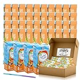 Sugar Free Drink Mix Packets. Includes 40ct - Crystal Light Peach Iced Tea Drink Mix - Peach Tea Crystal Light Packets with Color Changing Mood Straw, Refreshing Sugar Free Beverage for All Occasion