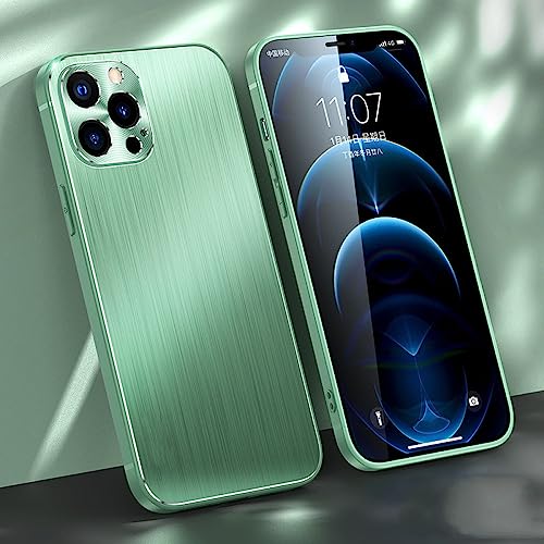 Coque en métal brossé pour Xiaomi Mi 12 Pro, protection luxe antichoc style armure élégante