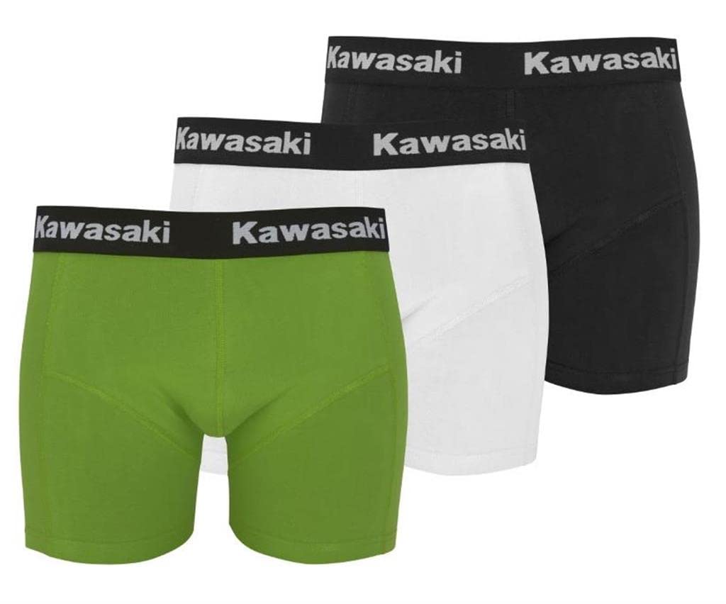 Boxer kawasaki Pack 3 M negro adios a la incomodidad interior masculina 5