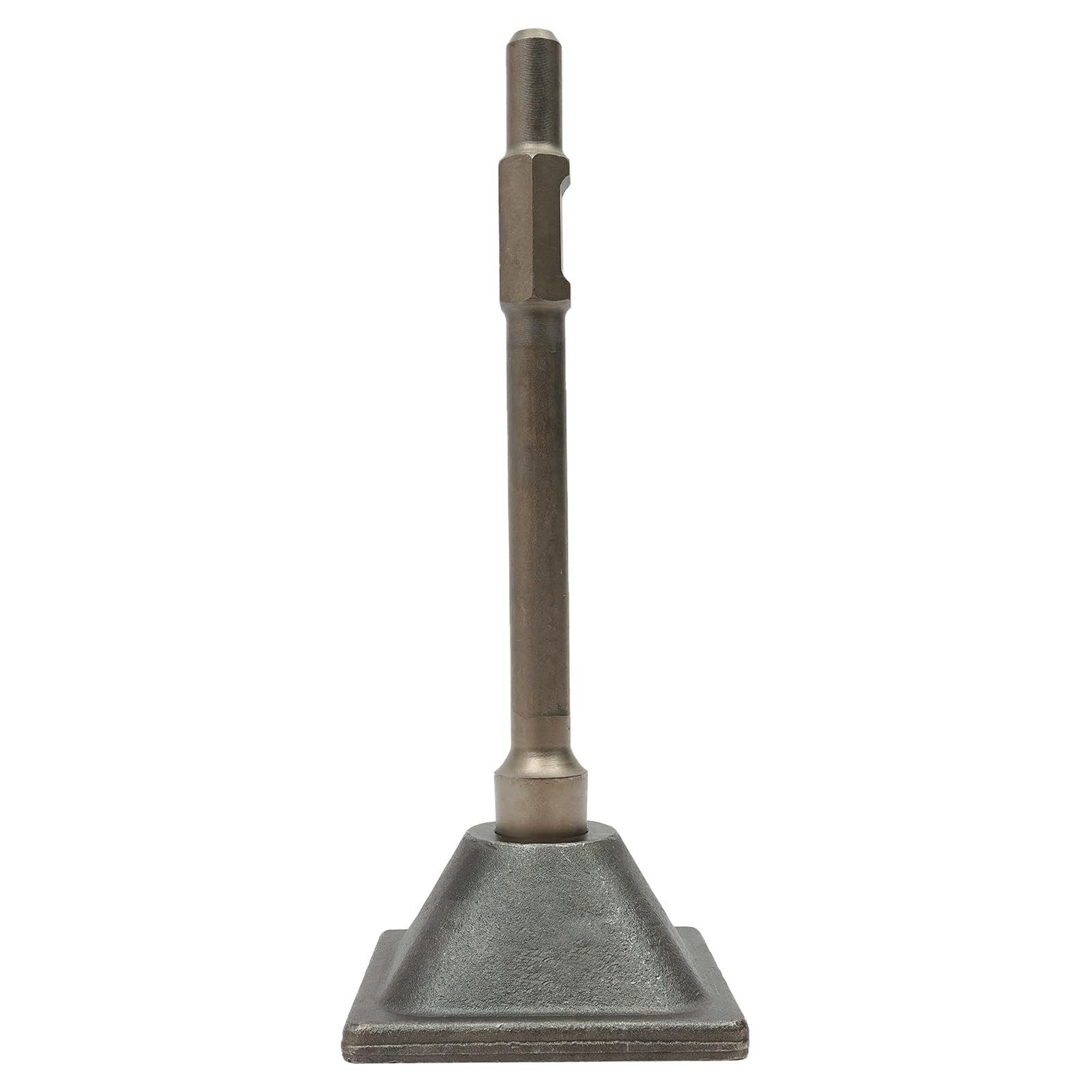 Betonstampfer, 406CR Stahl Stampfer Bodenverdichter, 15.24x15.24x40.64cm Bodenstampfer, Erdstampfer Sechskant-Schaft 1-1/8'', Handstampfer Stampfer