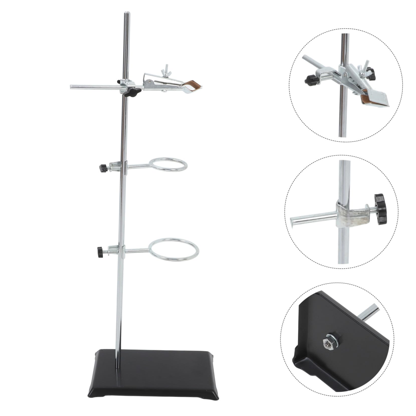 Supporto da Laboratorio in Acciaio Inox per Attrezzature Supporto ad Anello Design Multifunzionale per Esperimenti Chimici e Filtrazione