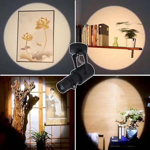 SNBGRYE Foco LED Profesional para Teatro/Escenario, Ajuste De Apertura De 4 Niveles, Zoom De Pista, Bar, Restaurante, Pared De Fondo, 35W-3000K - imagen 2