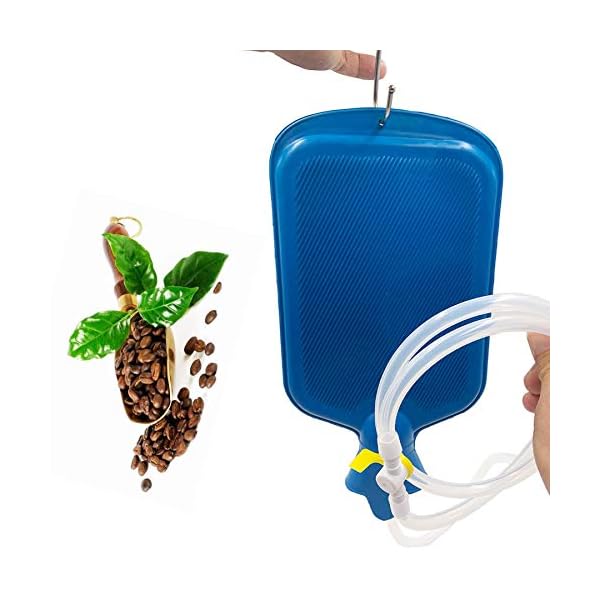 KYZETJD Kaffee-Klistierbeutel-Set, 2 l Kapazität, für Darmentgiftung, Reinigungseinläufe – Bild 7