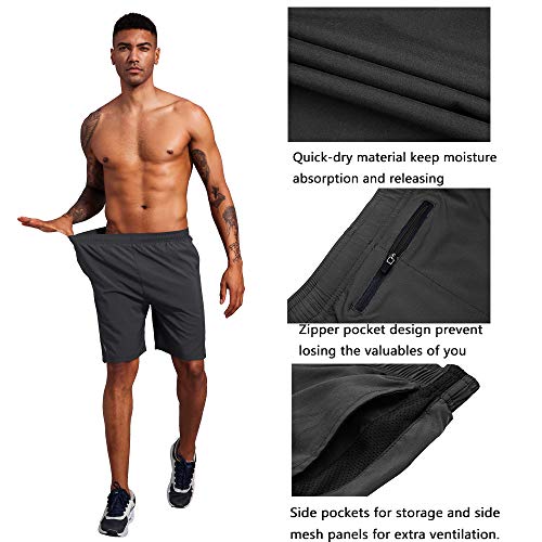 Buy Men's 7 Inch Workout Running Shorts Quick Dry Lightweight