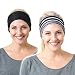 RiptGear Running Headbands Black Solid and Striped