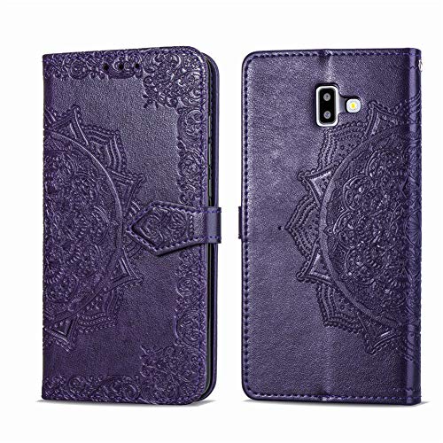 IMEIKONST Flip Case per Samsung J6 Prime, Mandala