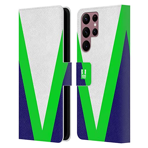 Étui Portefeuille cuir Samsung S22 Ultra Blocs Couleur avec Support