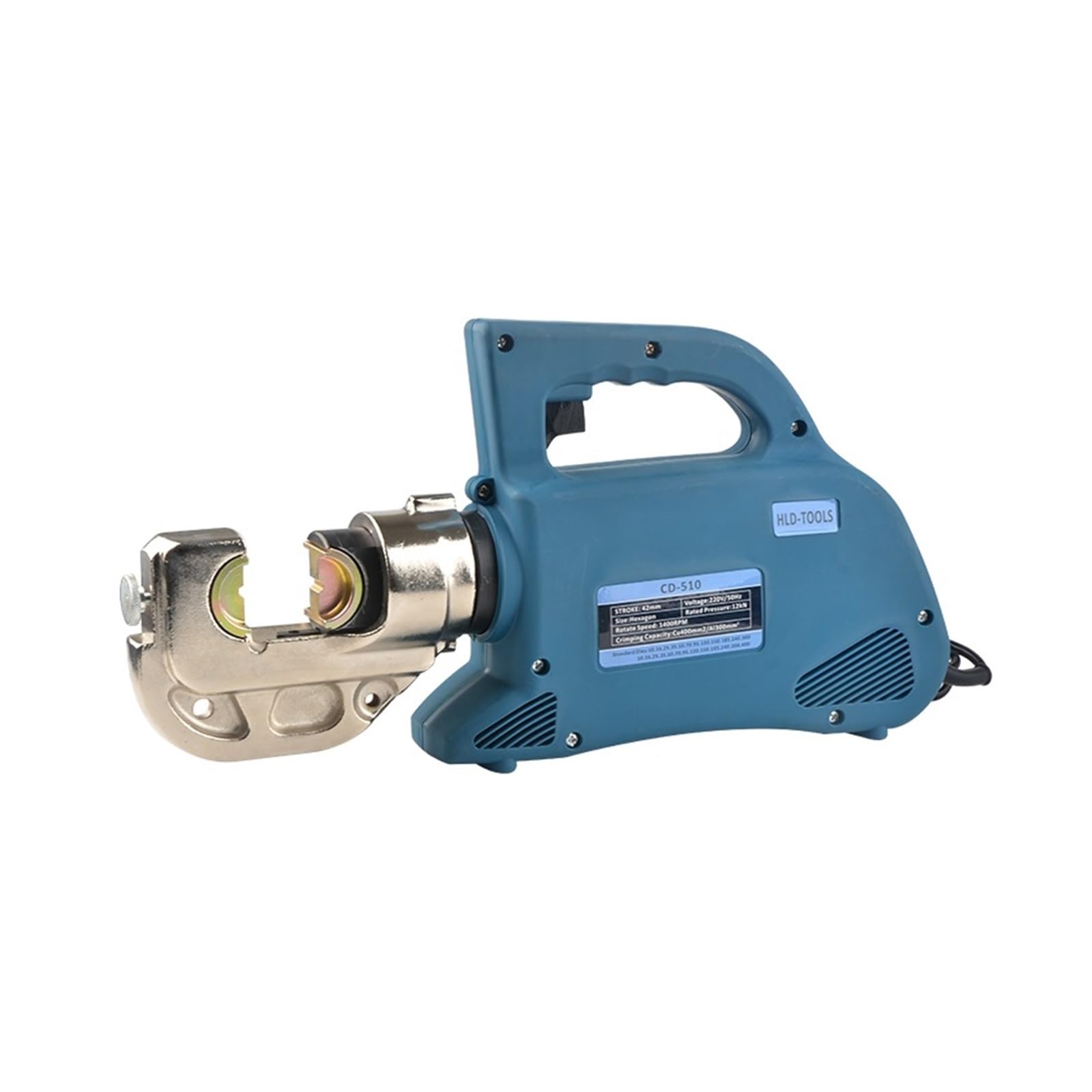 Agzjshkplwq Cd-510 Hydraulic Crimping Tool, /Cm-510D Hydraulic Pliers Crimping Pliers， Copper Aluminum Nose Terminal Portable Tool 220(Cd-510)