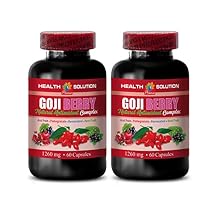 Brain and Memory Power Boost - Goji Berry - Natural ANTIOXIDANT Complex, Immune Support, Noni Supplement Pills, Mangosteen Extract, acai Berry, superfruit Complex, Energy Booster, 2 Bottles 120 Caps