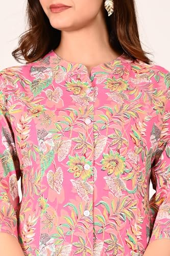 Image of FebQ Printed Shirt Style Top for Women