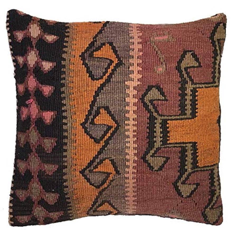 クッションカバー キリム ウール トルコ キリムスタイル / クッションカバー オールドキリム ウール 40