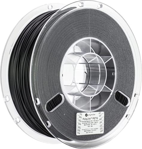 ポリメーカ3Dプリンタ―用フィラメント PolyLite PETG 1.75mm径 1kg巻 黒