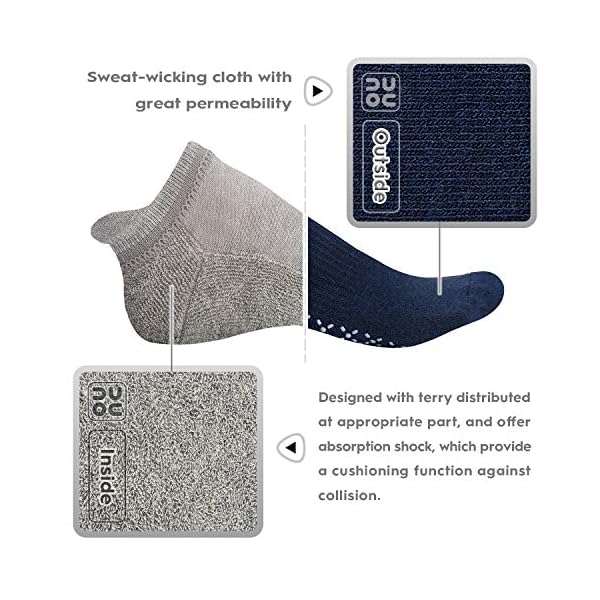 unenow-Unisex-Non-Slip-Grip-Socks-with-Cushion-for-Yoga-Pilates-Barre-Home-Hospital unenow Unisex Non Slip Grip Socks with Cushion for Yoga Pilates Barre Home & Hospital
