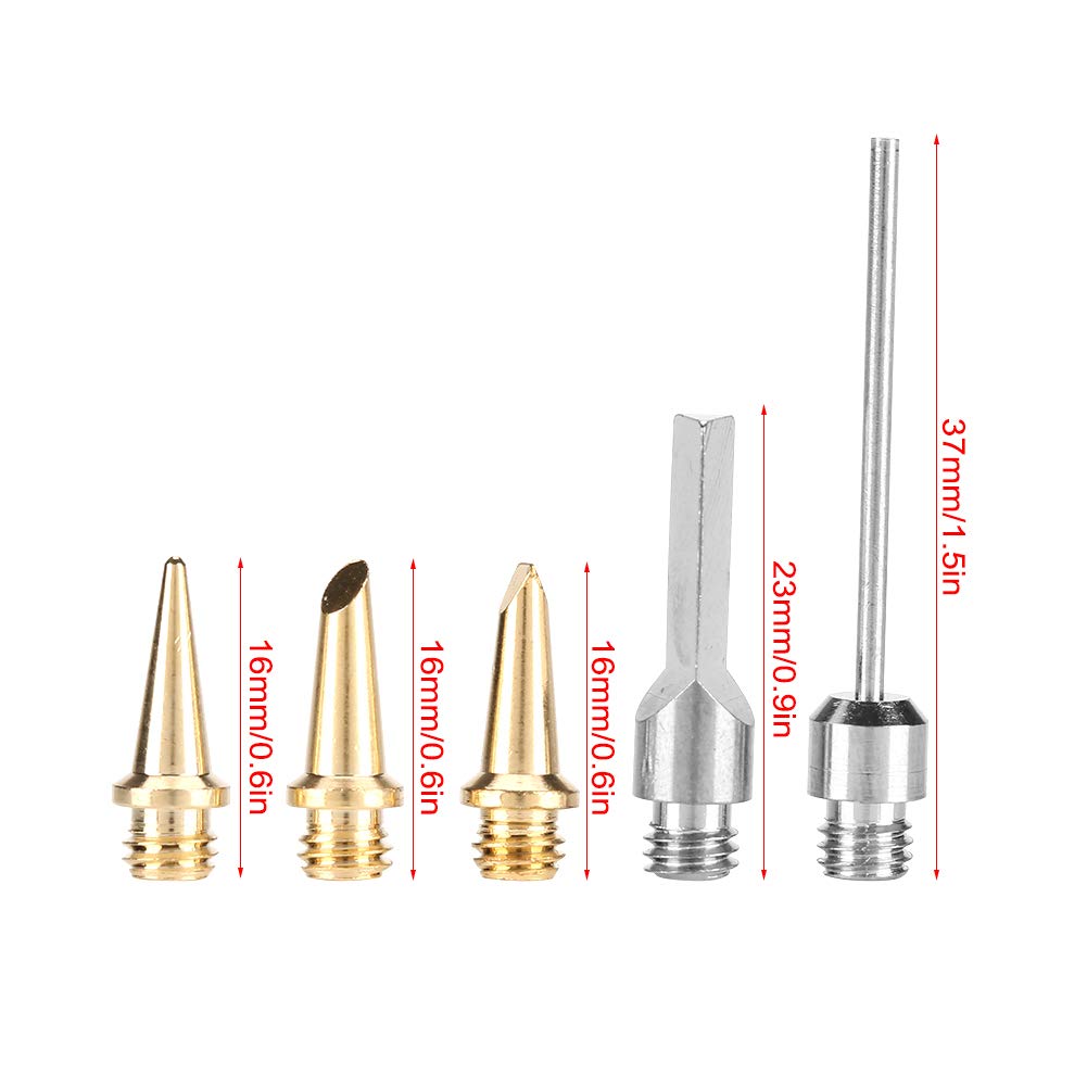 Image secondaire de 5Pcs Gaz Soudure Brasage Fer Conseils Coupeur de Mousse Électrique Accessoires de soudage