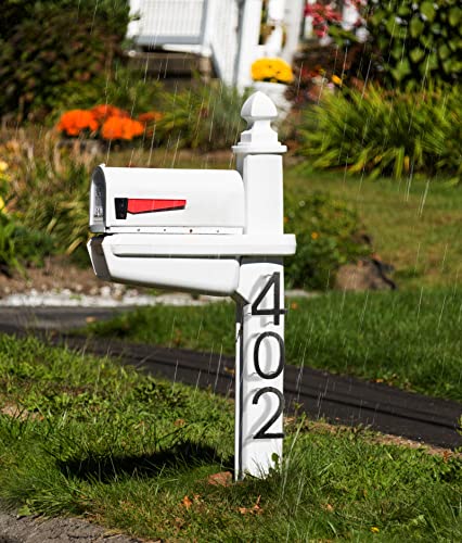 Floating House Number 1, Yipled 6 Inch Modern House Numbers For Home, Mailbox, Street (Black) #TOP3